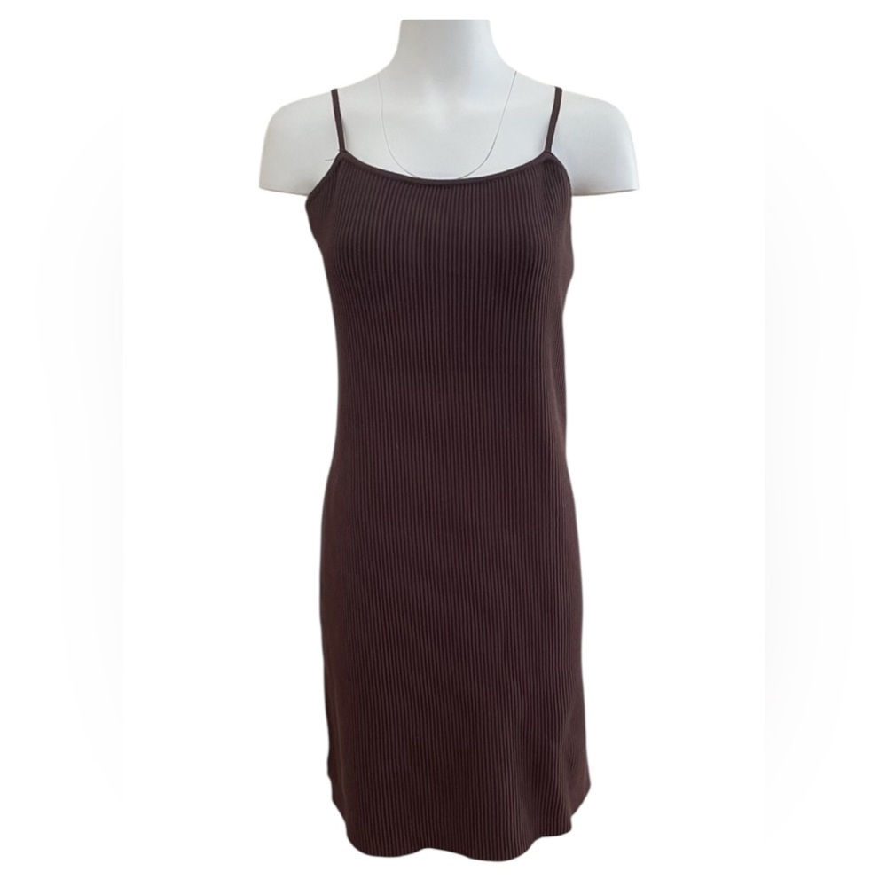 House of Harlow 1960 Brown Ribbed Dress